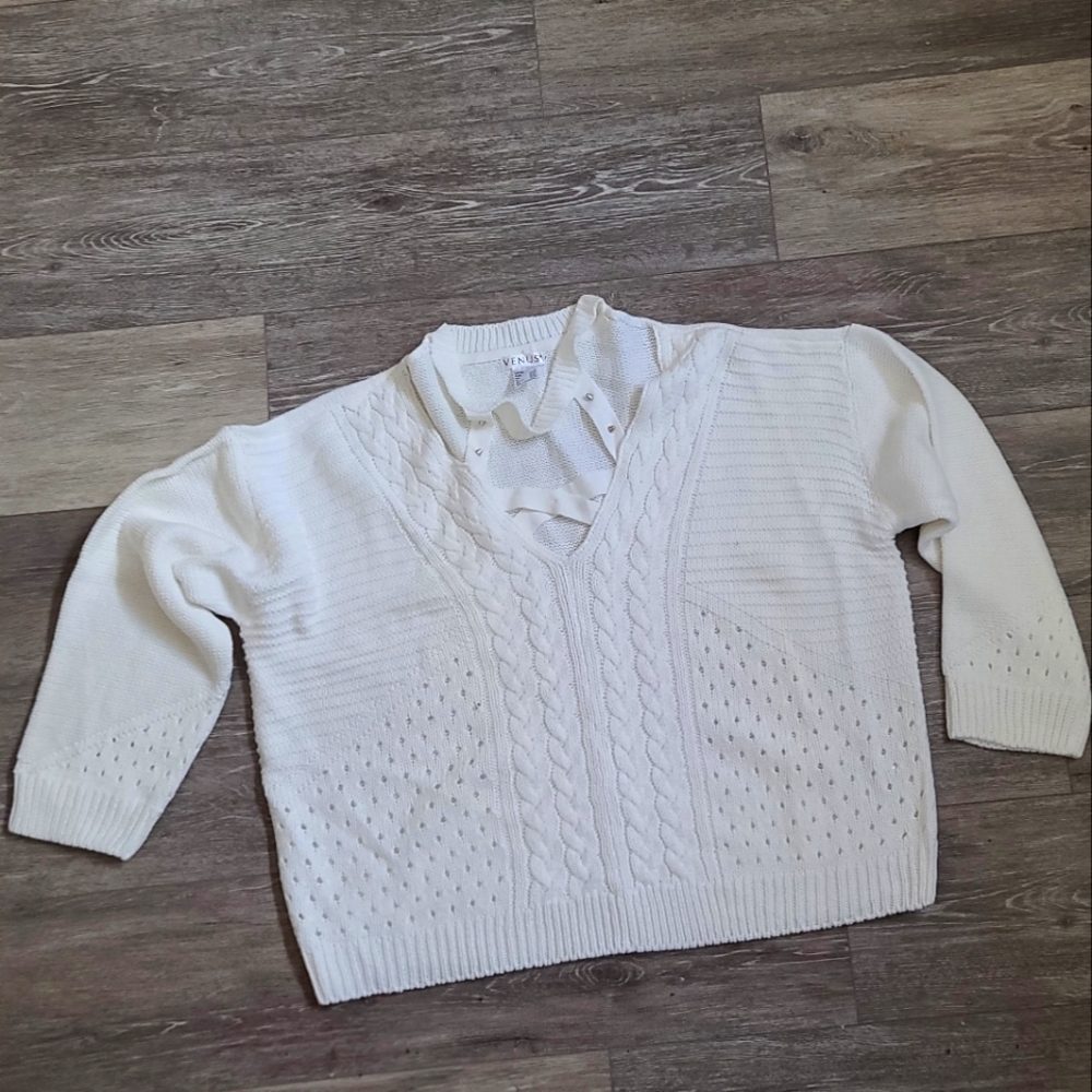 Venus Cross Strap Sweater sz 1X